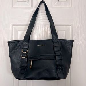 Marc Jacobs leather double handle tote satchel handbag